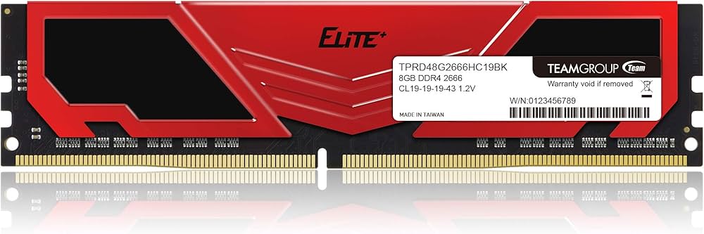 Amazon | Team DDR4 2666Mhz PC4-21300 8GB デスクトップ用メモリ