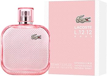 Amazon.com: Lacoste L.12.12 Rose Sparkling EDT 3.3 oz : Beauty