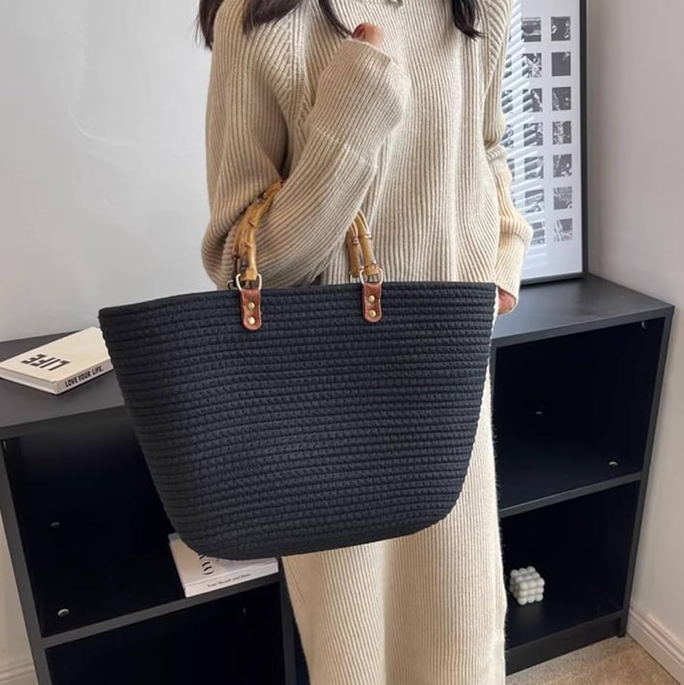 Amazon.co.jp: （ニカ）トートバッグ レディース 夏 ストローバッグ 大