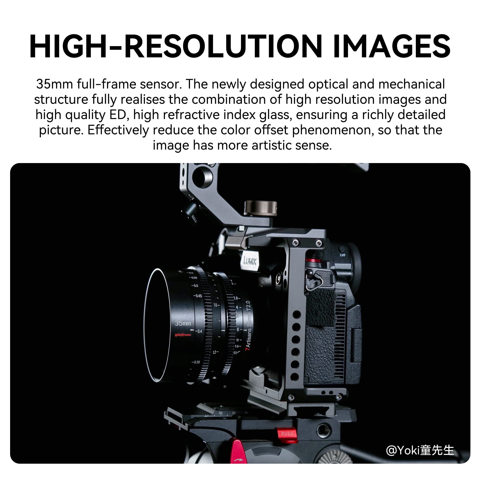 Amazon.com : 7artisans 35mm T2.0 Large Aperture Cine Lens