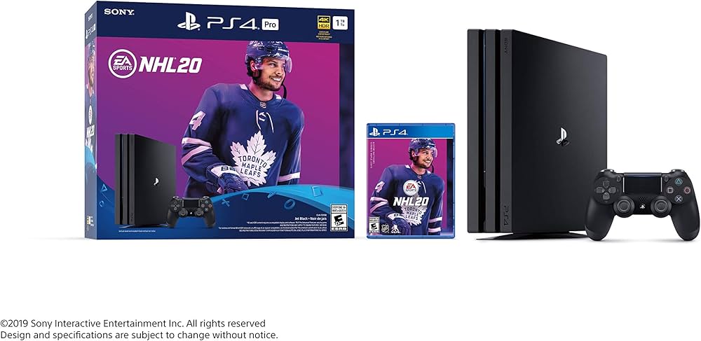 Amazon.com: Sony PlayStation 4 1TB Pro Console - NHL 20 Bundle