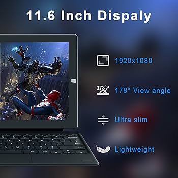 Amazon.com : Elepad 12 Inch Windows 11 Laptop Tablet Computer with