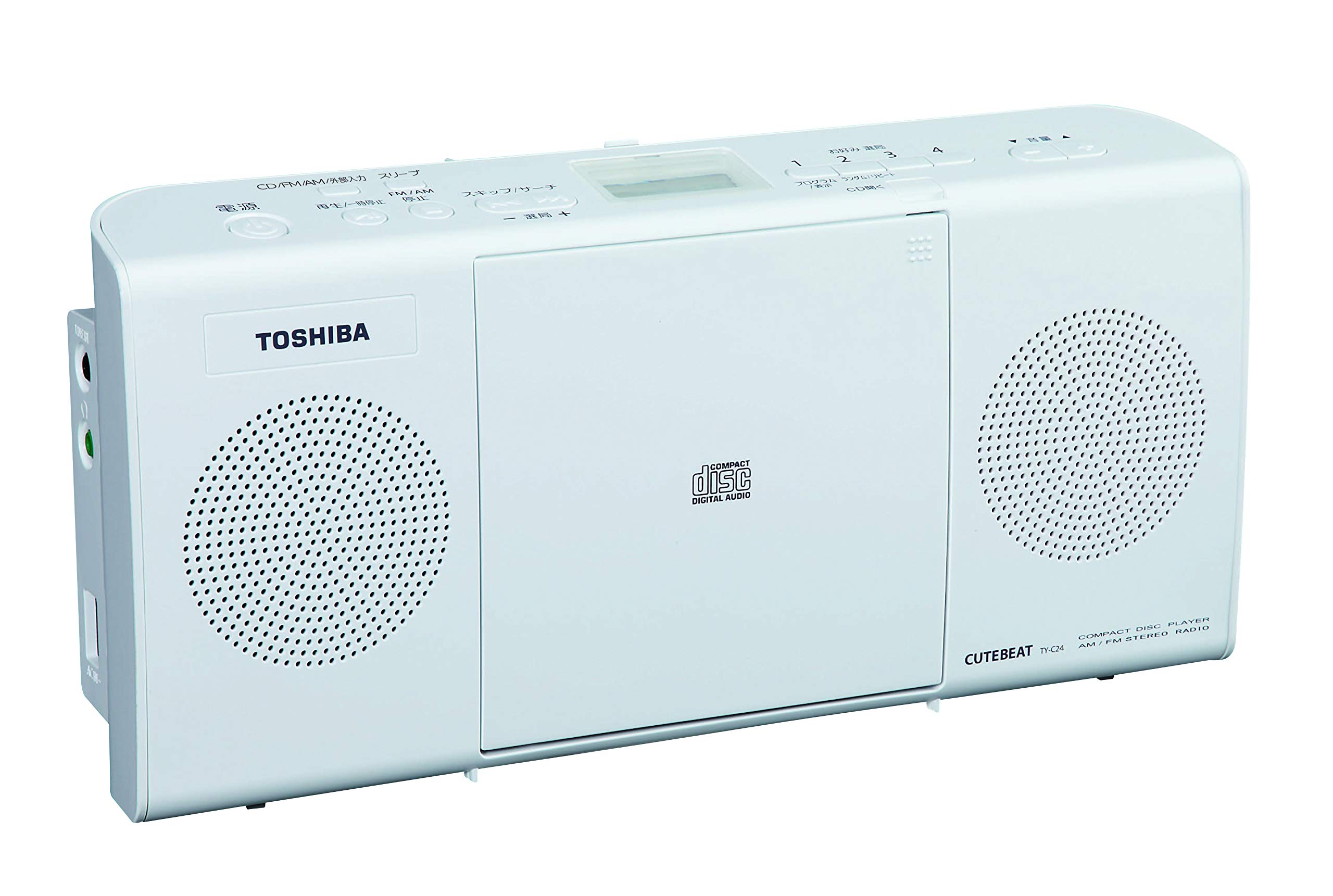 Amazon.co.jp: 東芝 AUX ステレオ CDラジオ TY-C24 (W) ホワイト