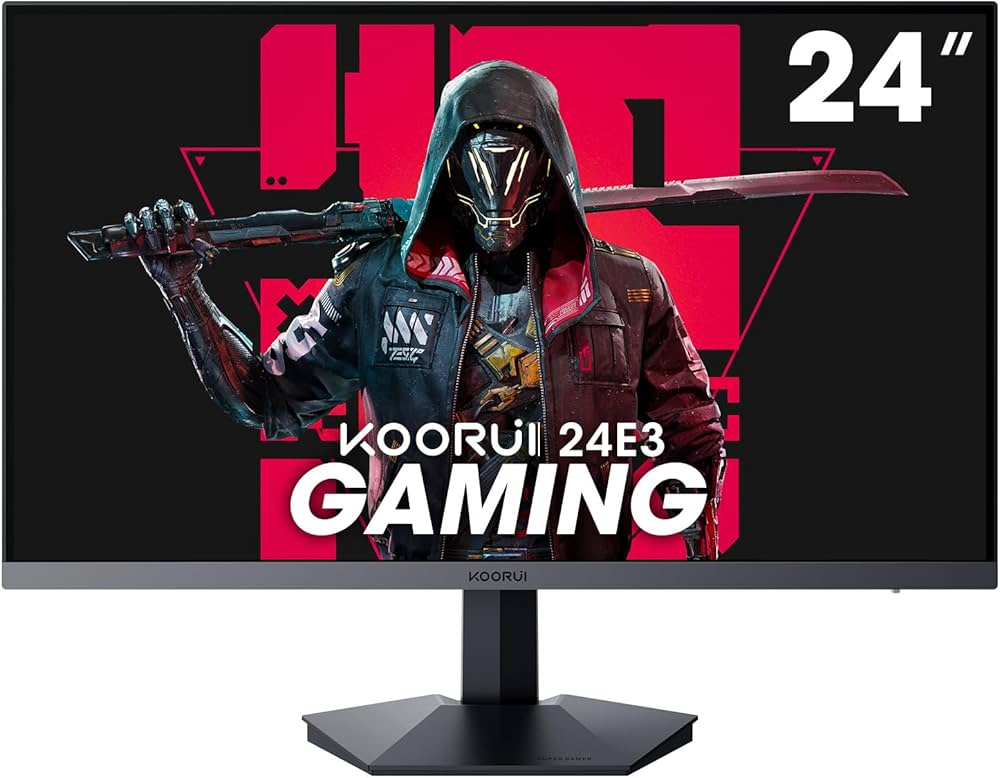 Amazon.co.jp: KOORUI Ecran PC Gamer 24 Pouces, 165Hz 1080p 1ms IPS