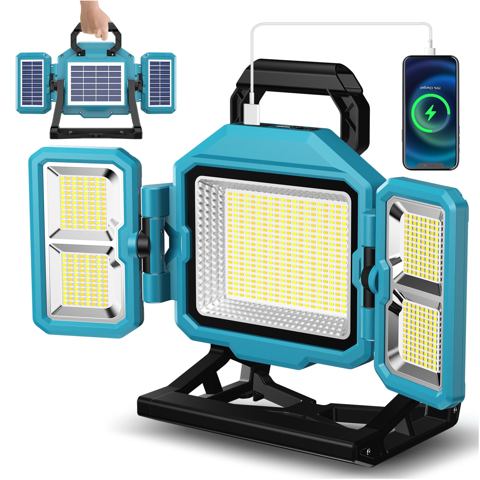 Amazon.co.jp: 【驚異の明るさ・360°多方向照明】TENKOO&YOU 投光器