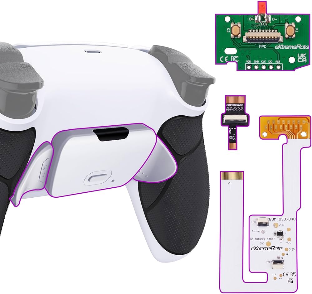 Amazon.co.jp: eXtremeRate ps5コントローラーBDM-030&BDM-040&BDM-050