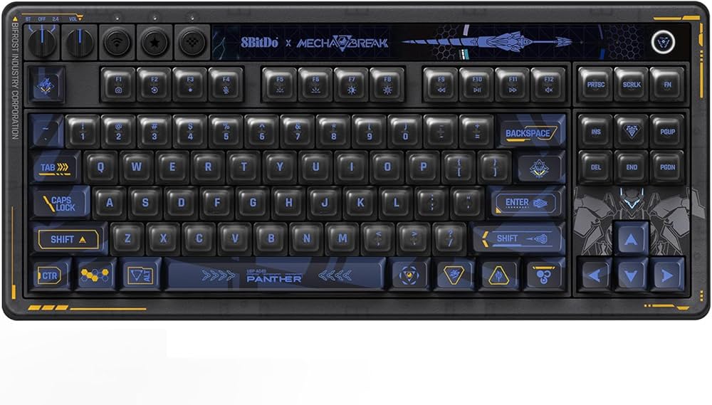 Amazon.com: 8BitDo Retro 87 Mechanical Keyboard with Hot-Swappable