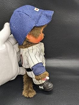 Amazon.co.jp: アンティークおさるの モンチッチ 30周年 限定 野球