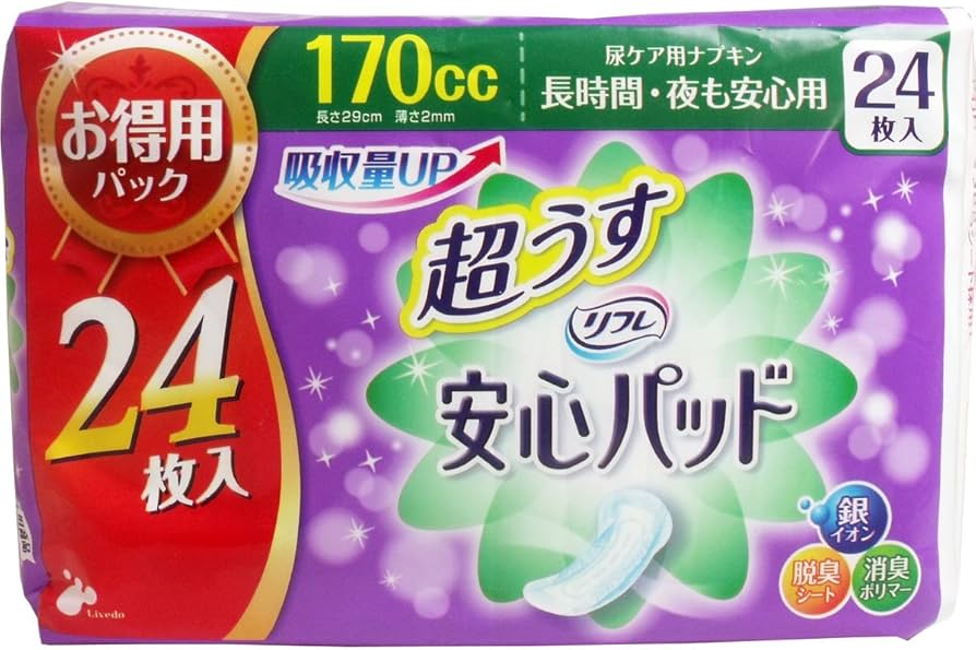 Amazon.co.jp: リフレ 超うす 安心パッド お得用パック 失禁 尿モレ 尿