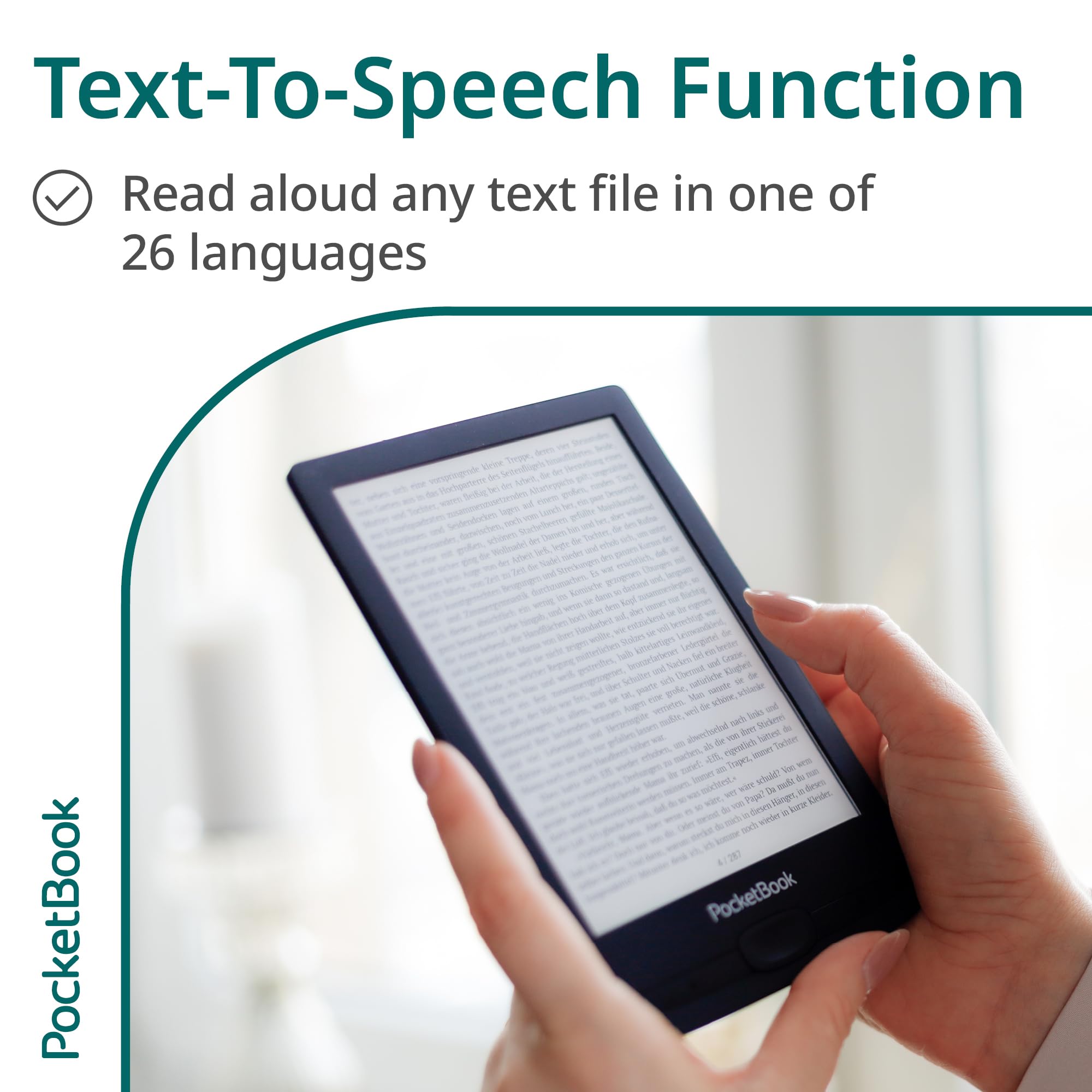 Amazon.co.jp: PocketBook Verse Pro E-Reader Waterproof | Eye