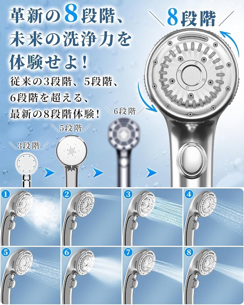 Amazon.co.jp: AMILOZI 「tk話題中」シャワーヘッド マイクロ