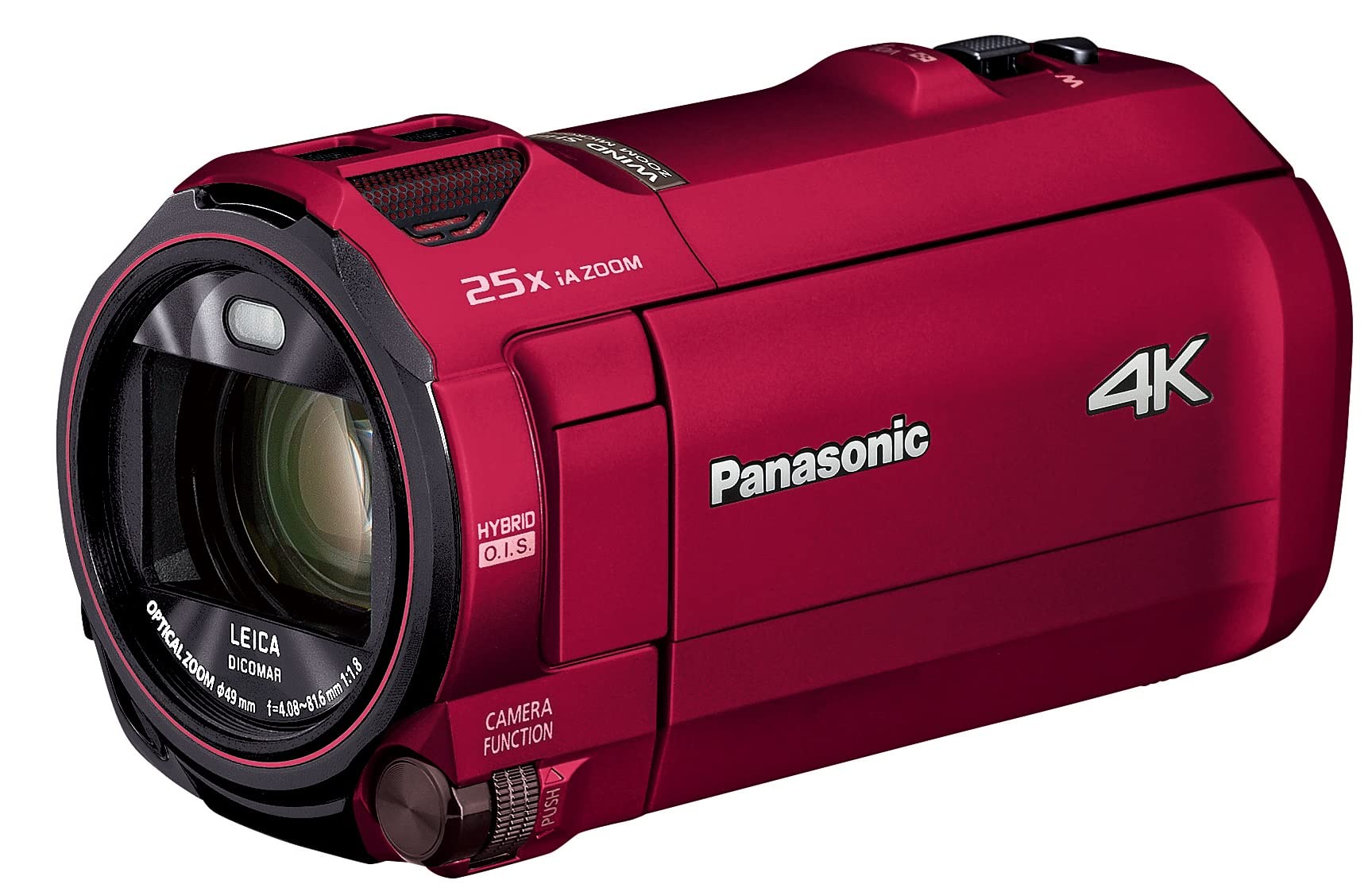 Amazon.co.jp: Panasonic HC-VX992MS-R 4K Camcorder, 64GB, 20x