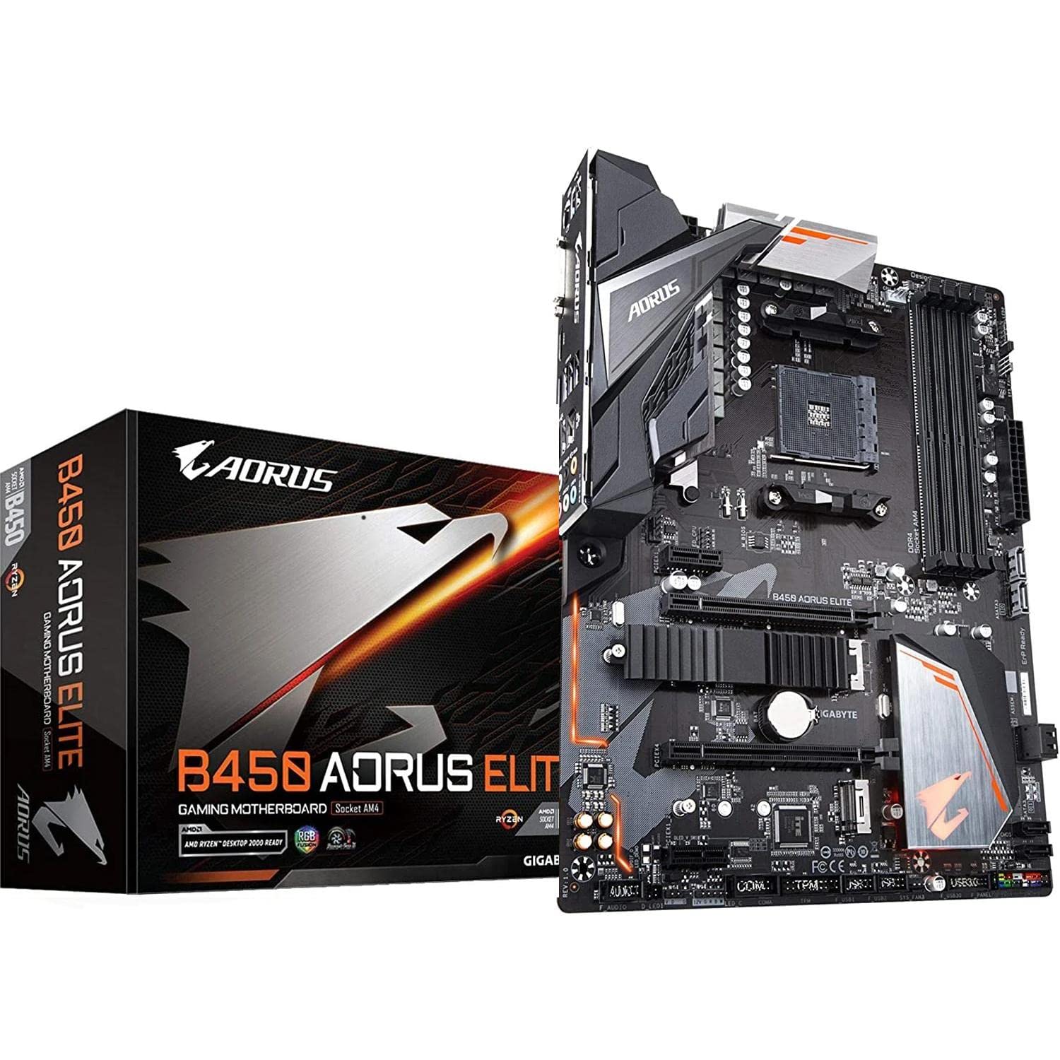 Amazon.com: GIGABYTE B450 AORUS ELITE (AMD Ryzen AM4/ATX/M.2