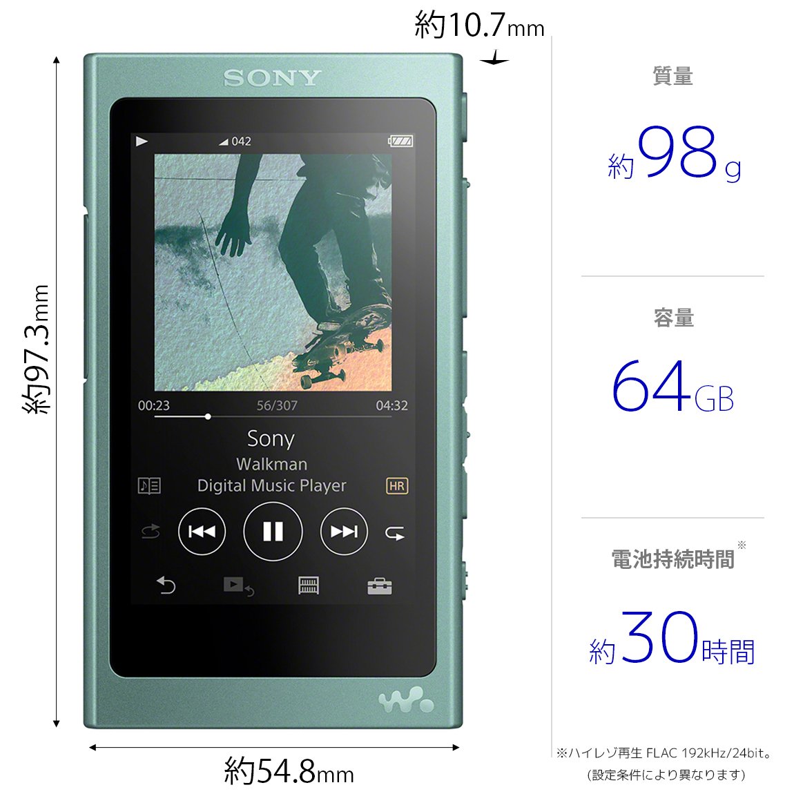 Amazon.co.jp: Sony Walkman A Series 64GB NW-A47: Bluetooth/microSD