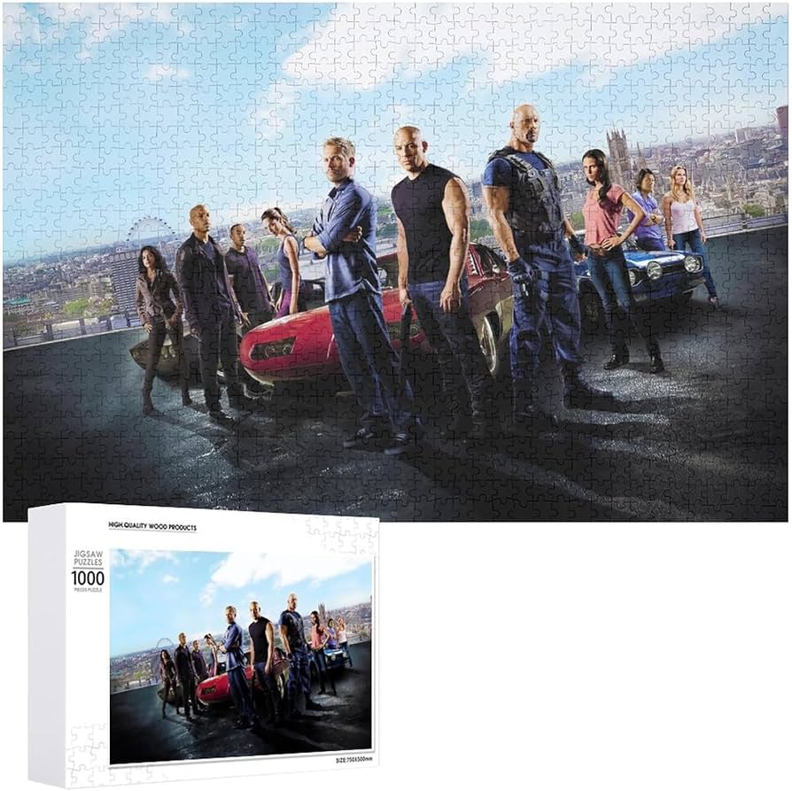 Amazon | ワイルドスピード ジグソーパズル 1000ピース パズル 木製