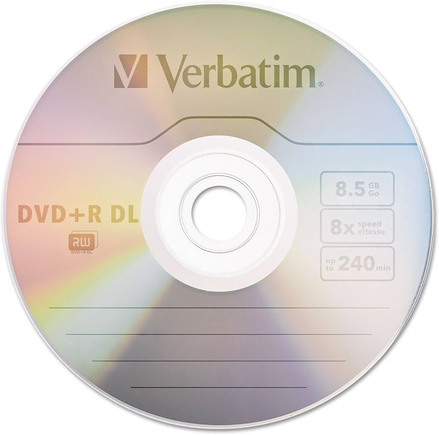 Amazon.com: Verbatim DVD+R DL 8.5GB 8X with Branded Surface - 30pk