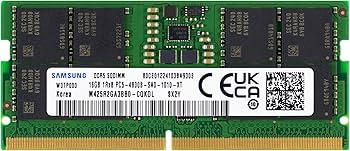 Samsung 16GB DDR5 4800MHz PC5-38400 CL40 SODIMM 1Rx8 1.1V Non-ECC
