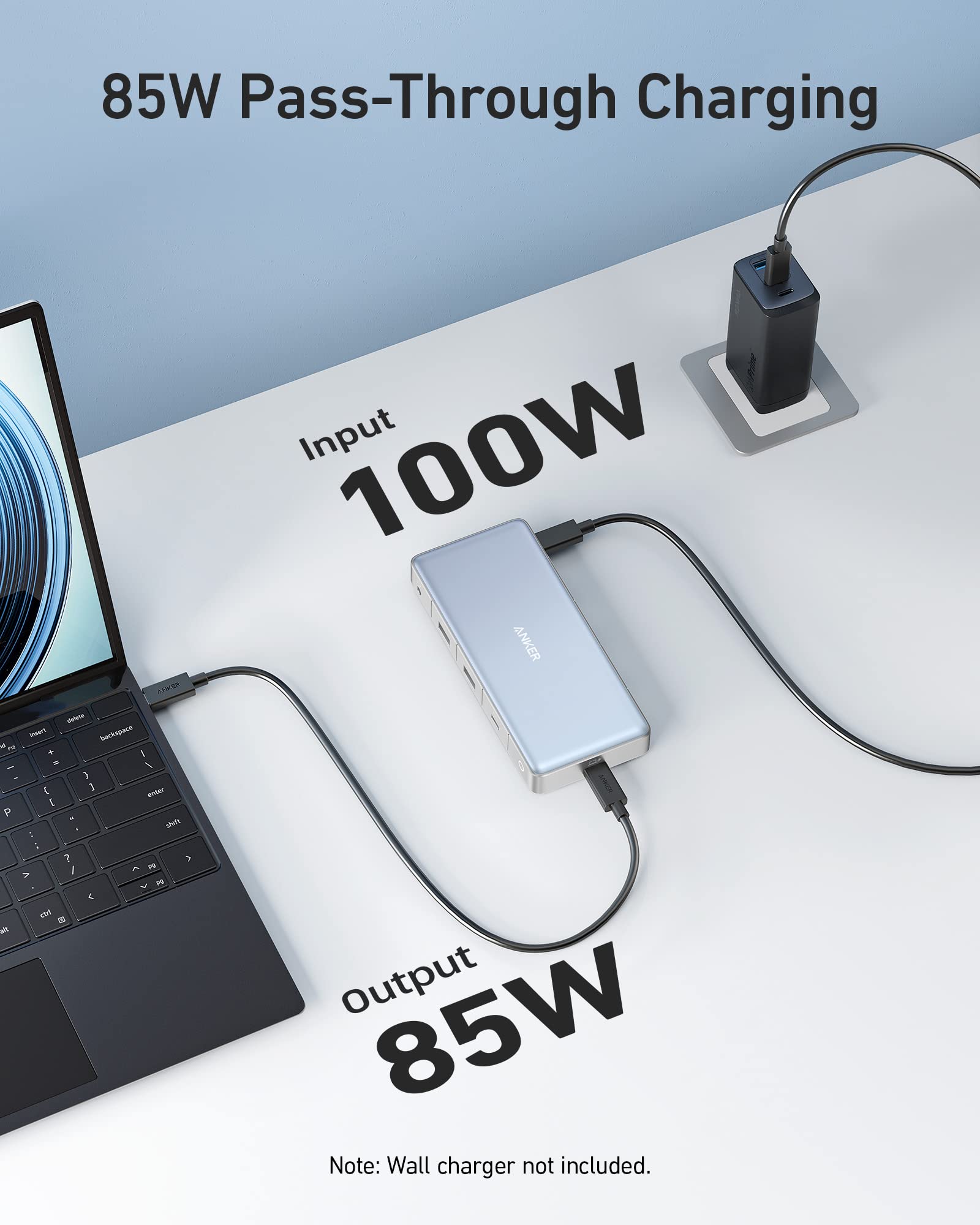 Anker 575 USB-C Hub (12-in-1, Dual HDMI, DP), Triple Display