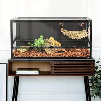 Amazon | 182L 爬虫類 飼育ケージ 折りたたみ式 グラステラリウム W90