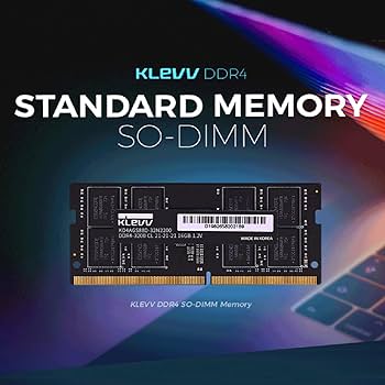 KLEVV DDR4 16GB (1x16GB) 3200MHz CL22 1.2V SODIMM Laptop Ram