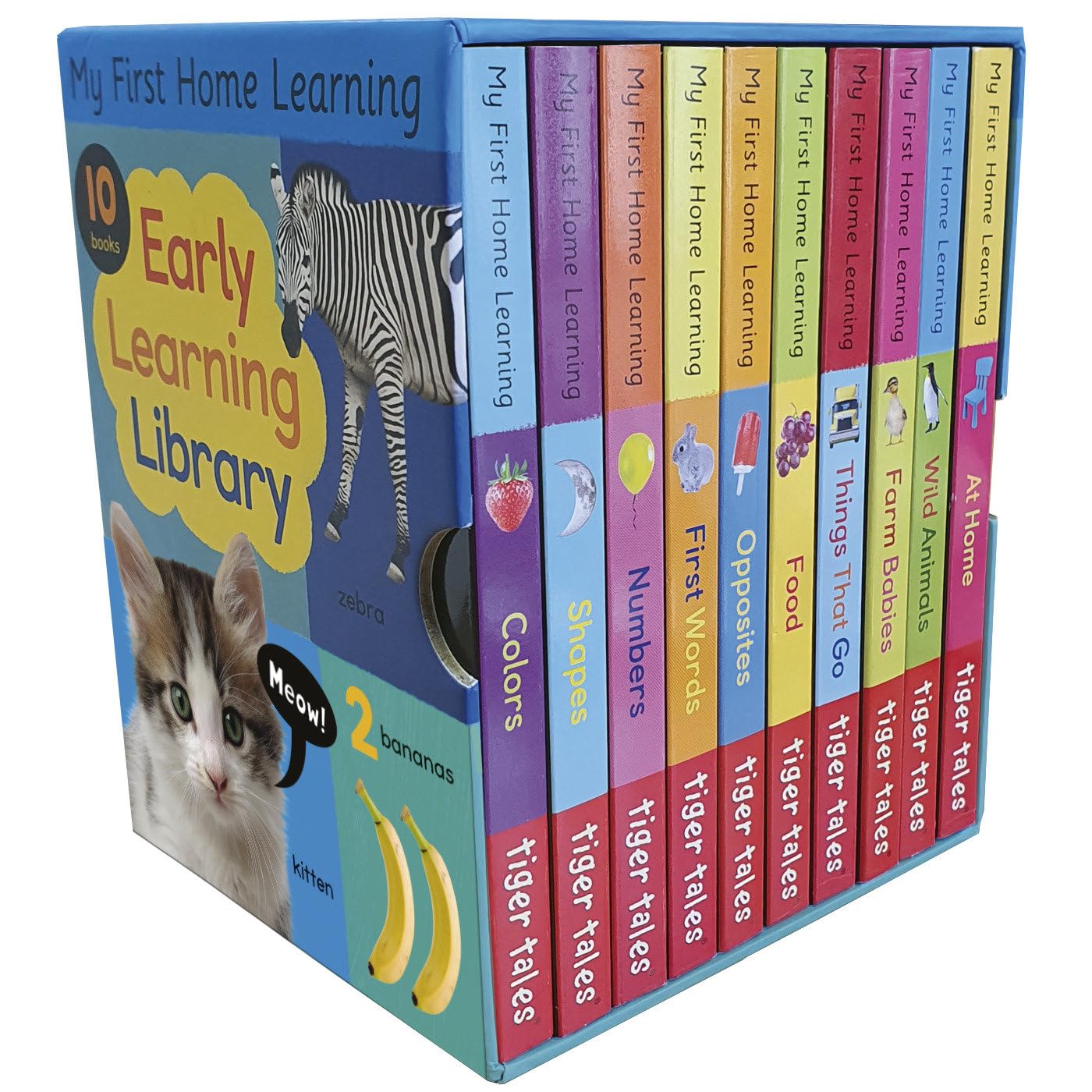 Early Learning Library: Box Set 10 Board Books for Kids : Tiger