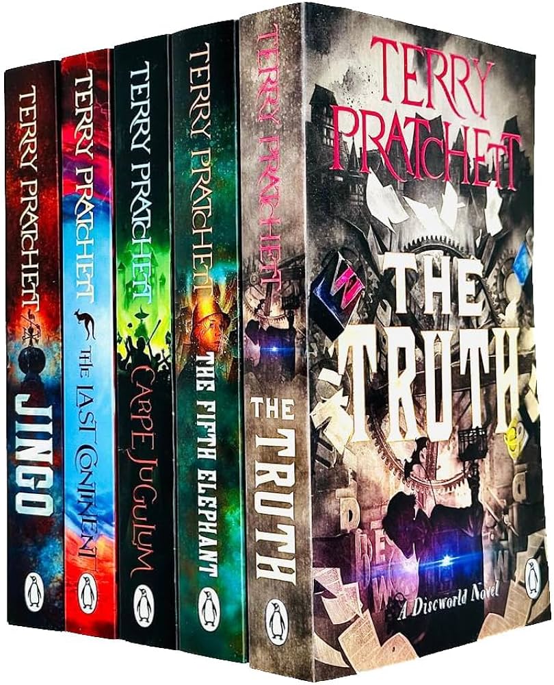 Terry Pratchett Discworld Novels Series 5 - 5 Books Collection Set