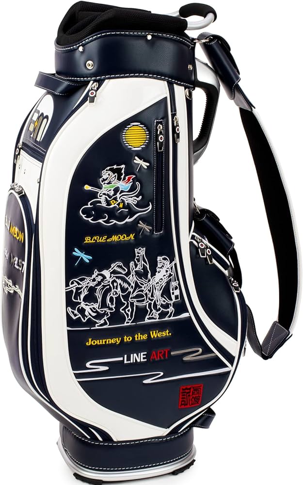 Amazon | ブルームーン キャディバッグ 西遊記 C12-BMS 9型 ゴルフ