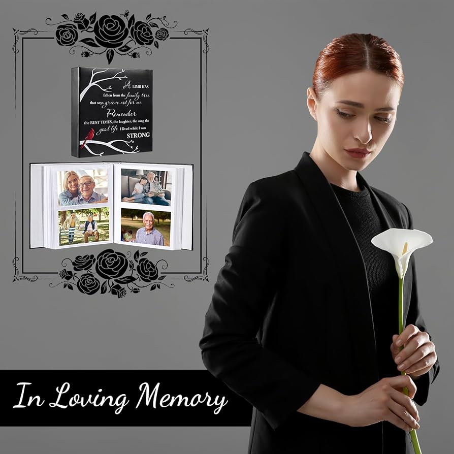 Amazon.com: ReliThick Cardinal Funeral Photo Album 4 x 6 Inch 200