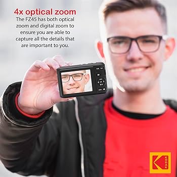 Amazon.com : Kodak PIXPRO FZ45 Digital Camera Bundle with Black