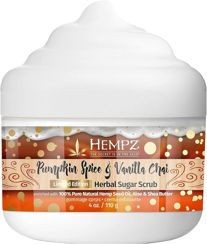 Amazon.com: Hempz Pumpkin Spice & Vanilla Chai Exfoliating Body
