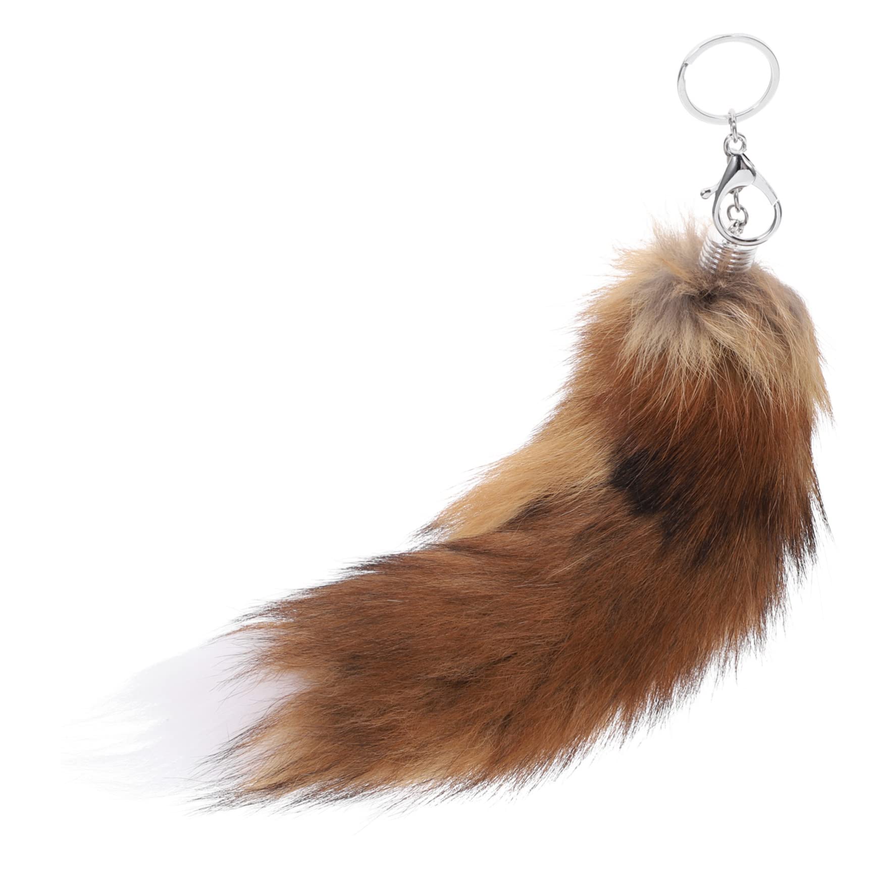 Amazon.co.jp: [SEWACC] ふわふわフェイクファーのしっぽキーチェーン