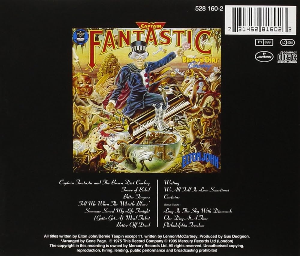 Amazon.com: Elton John: Captain Fantastic and the Brown Dirt