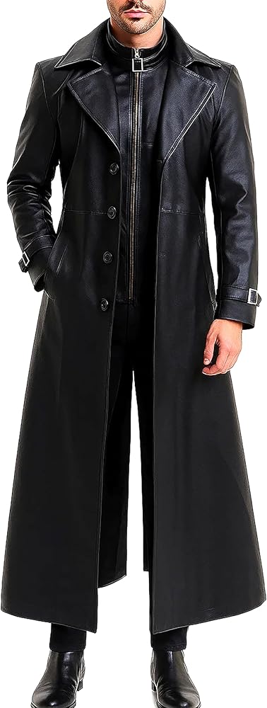 Amazon.com: SpazeUp Albert Wesker Resident Black Trench Coat