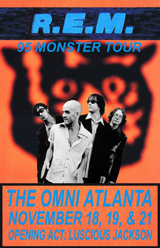 Amazon.com: GENERIC R.E.M. REPLICA MONSTER TOUR 1995 CONCERT
