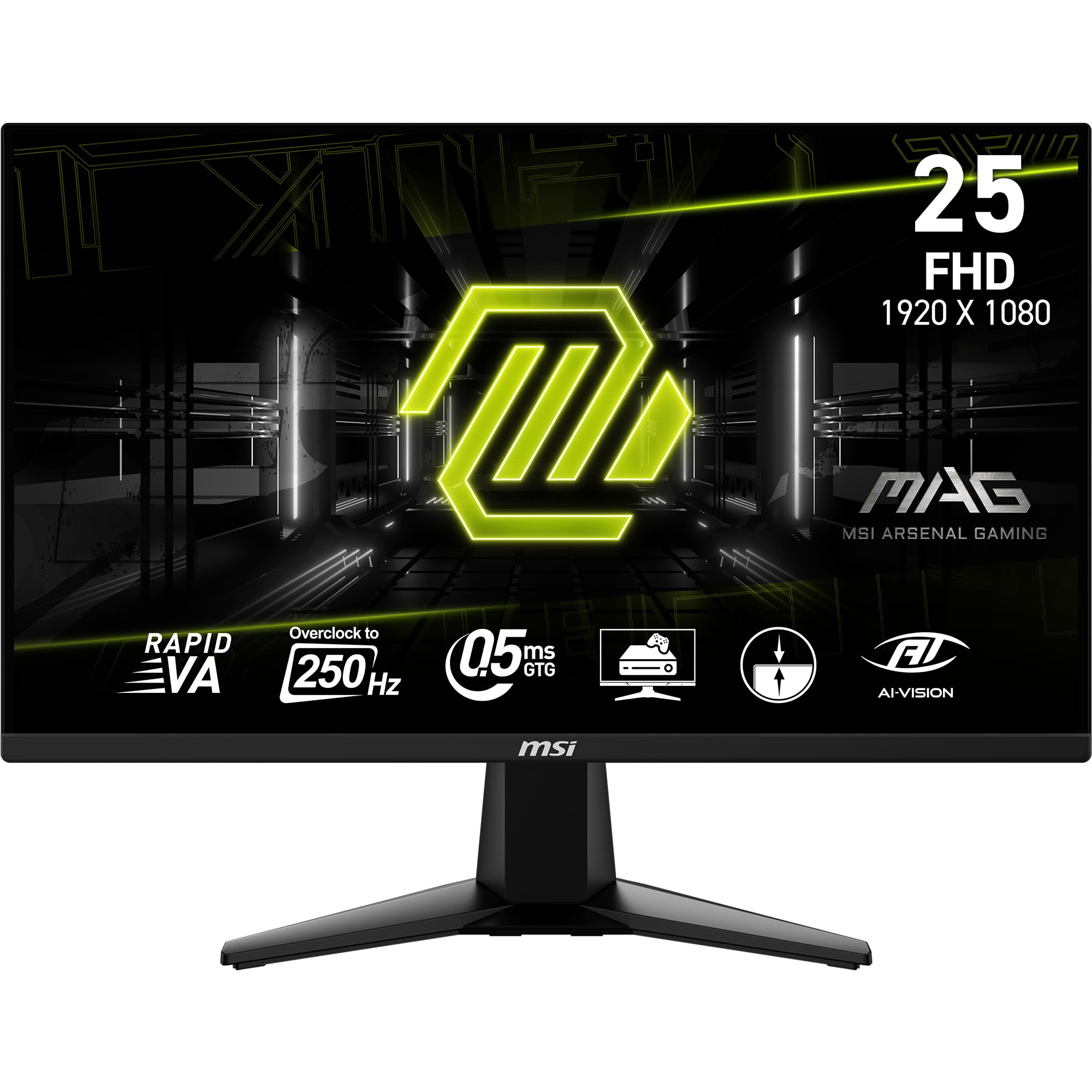 Amazon.co.jp: MSI MAG 255XFV 25インチ ゲーミングモニター 1920 x