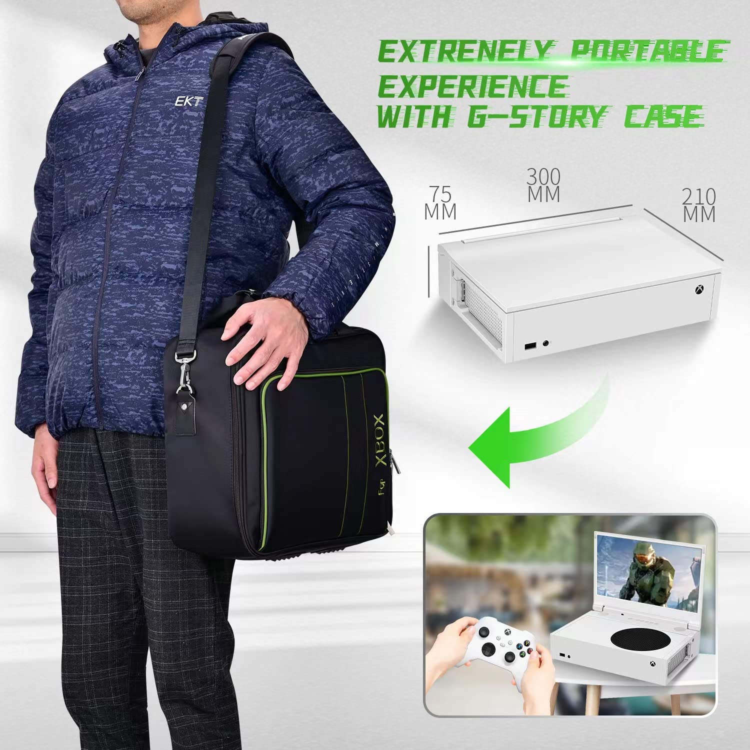 Amazon.co.jp: G-STORY 1080P一体化Xbox Series S専用モバイルモニター