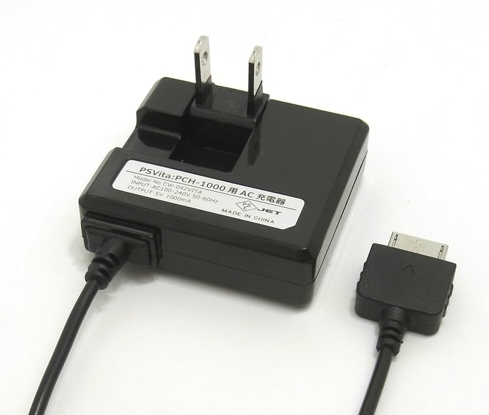 Amazon | PS Vita(PCH-1000)用 AC充電器 AD-1060 | バッテリー・充電器