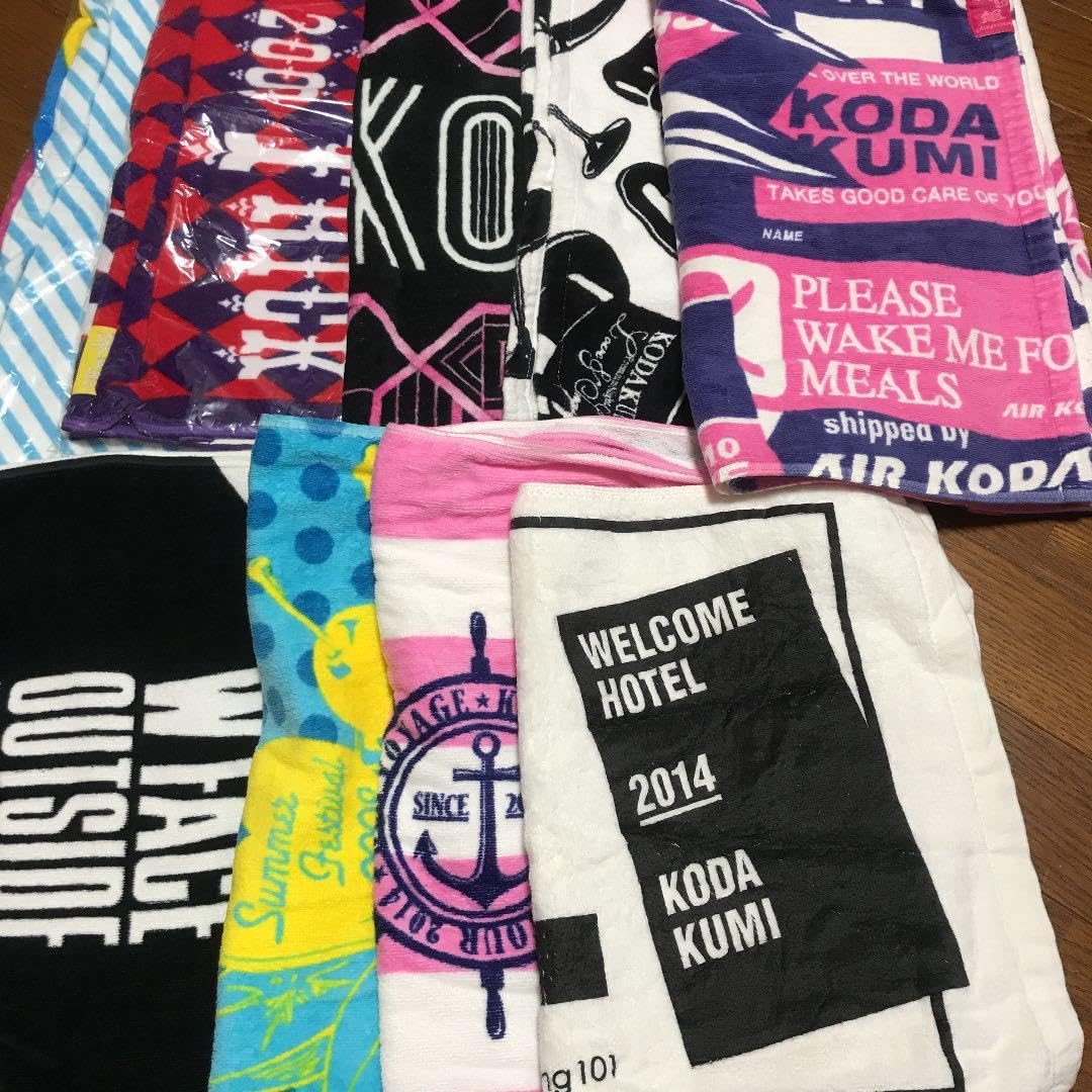 Amazon.co.jp: 倖田來未 タオル 9枚 セット 倖田組 こうだくみ ライブ