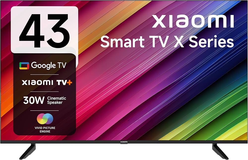 Xiaomi 108 cm (43 inches) X Series 4K Ultra HD Smart Google LED TV