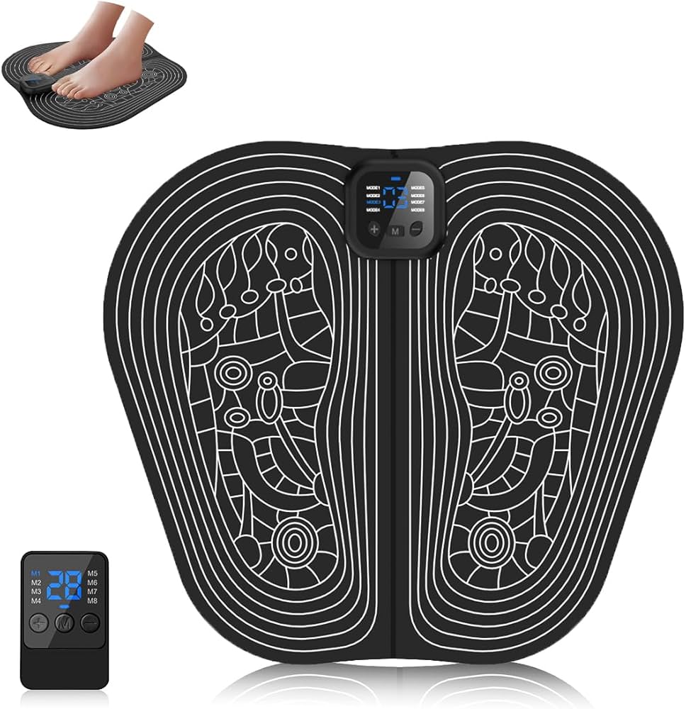 Amazon.co.jp: 【2026新登場】EMSフットマット 8種類モード 30段階強度