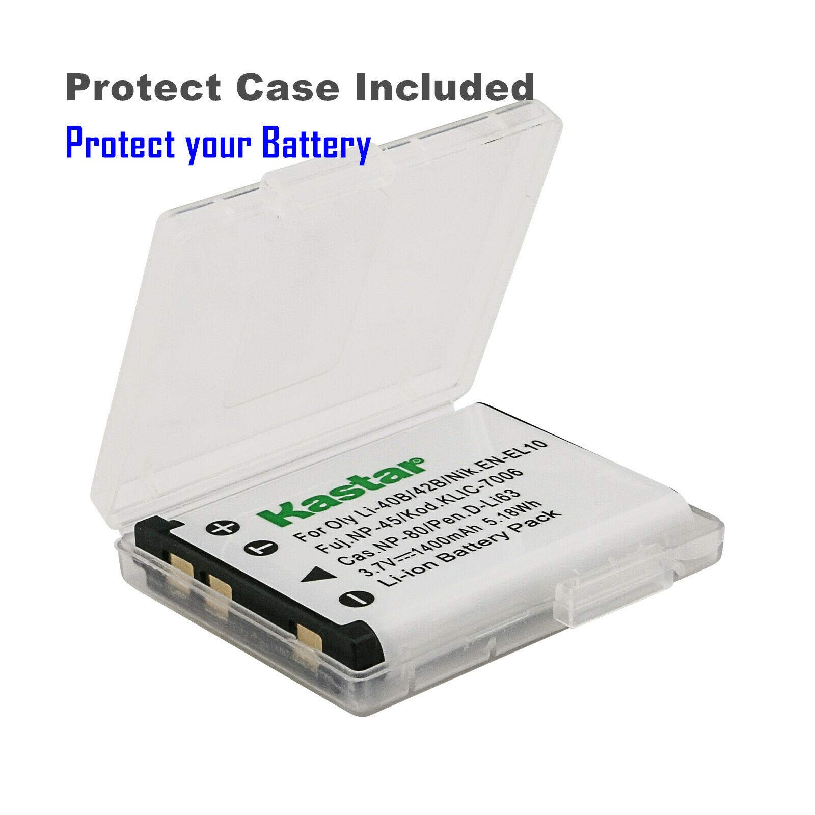 Amazon.com: Kastar CNP-80 Battery 2-Pack Replacement for Casio