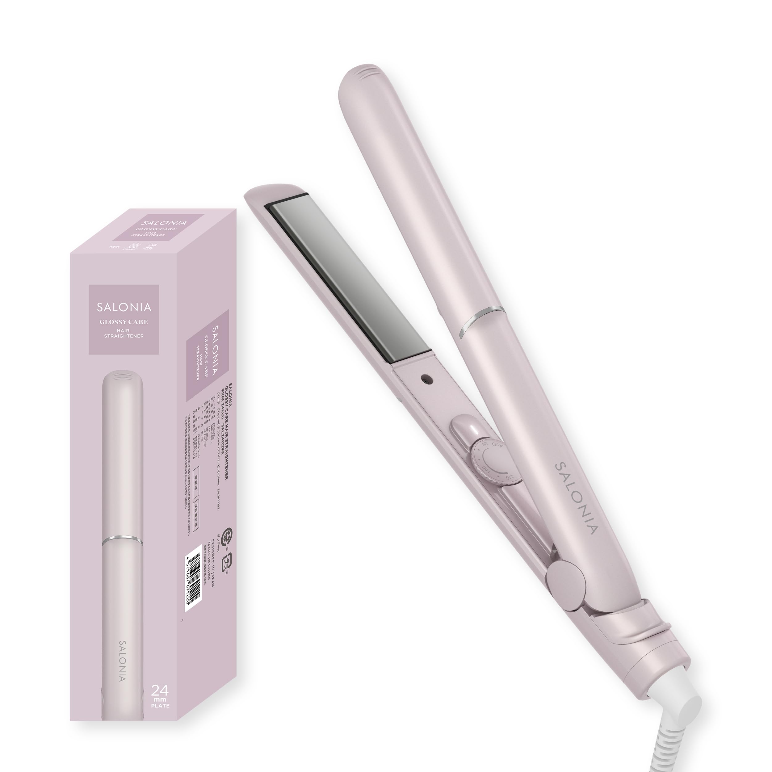 Amazon.co.jp: SALONIA サロニア グロッシーケア ストレートアイロン