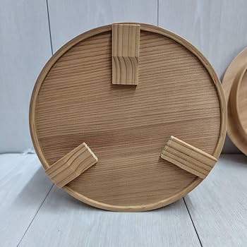 Amazon.co.jp: 曲水指杉木地直径17.5cm×高さ16.5cm木製曲げわっぱ茶道