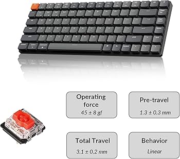 Amazon.com: Keychron K3 Version 2, 84 Keys Ultra-Slim Wireless