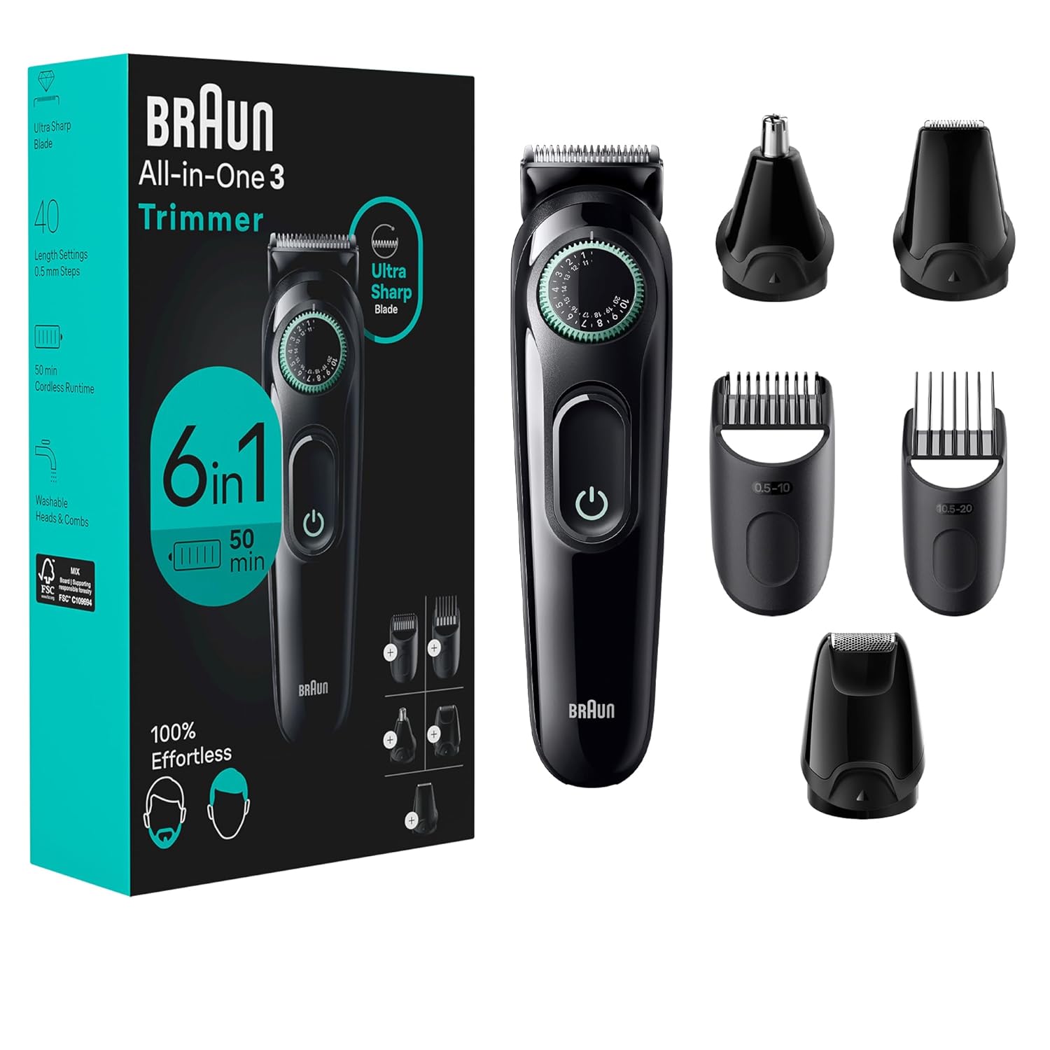 Braun - Brandclub - Braun All-in-One Style Kit Series 3 3460, 6-in