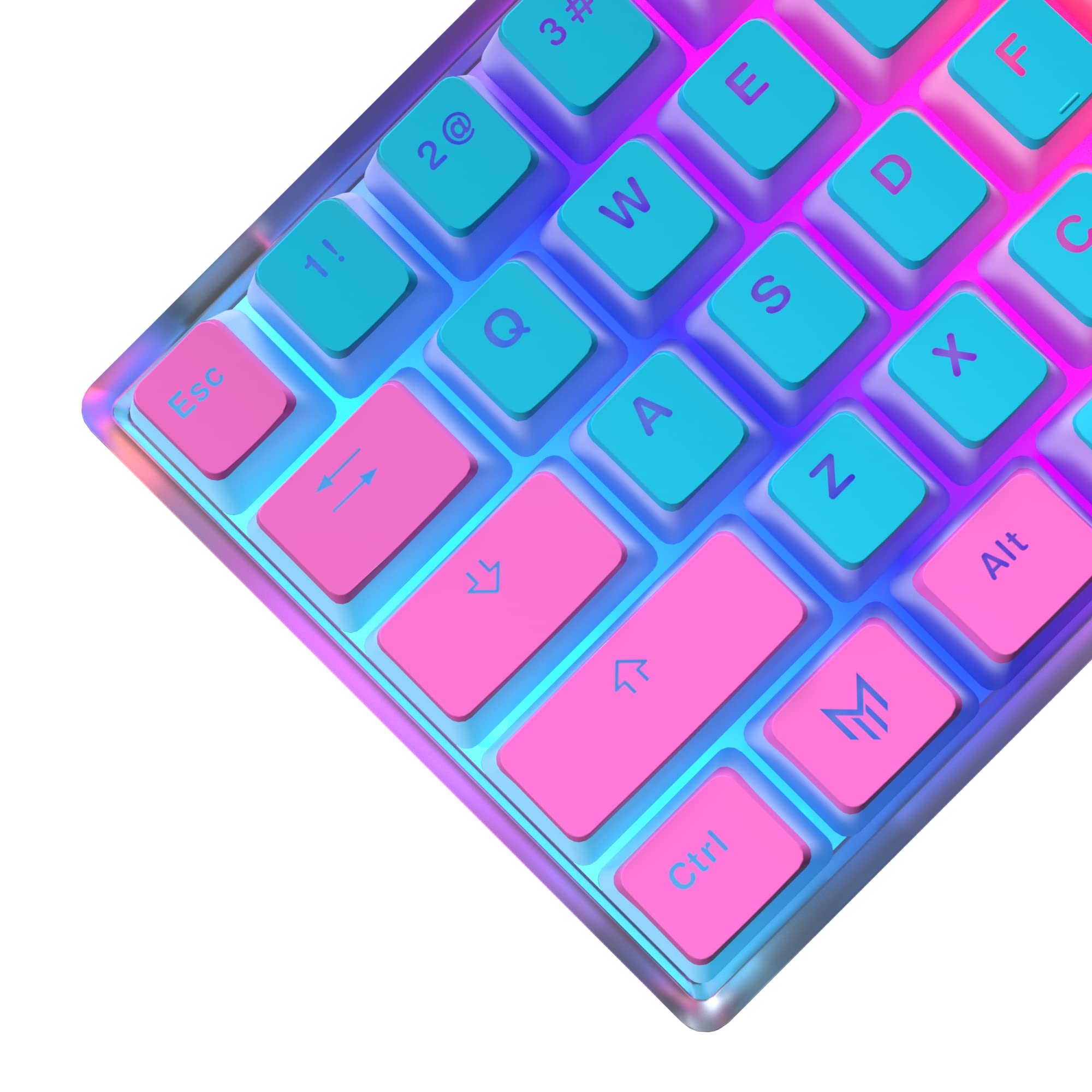 Clix x x Matrix 60% Gaming Keyboard, Fast Keyboard Switch, No