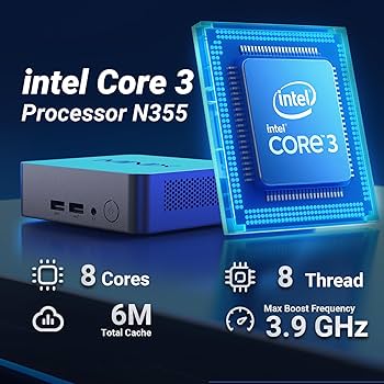 Amazon.com: MINIX NUC355 Mini PC, Intel Core 3 N355, 16GB DDR5