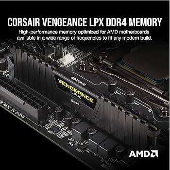 Memória Corsair Vengeance LPX 8GB 2400Mhz DDR4 C16 Black