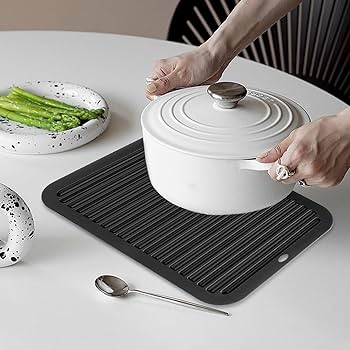 Amazon.com: TOPULORS 3 PCS Silicone Trivets for Hot Pots and Pans
