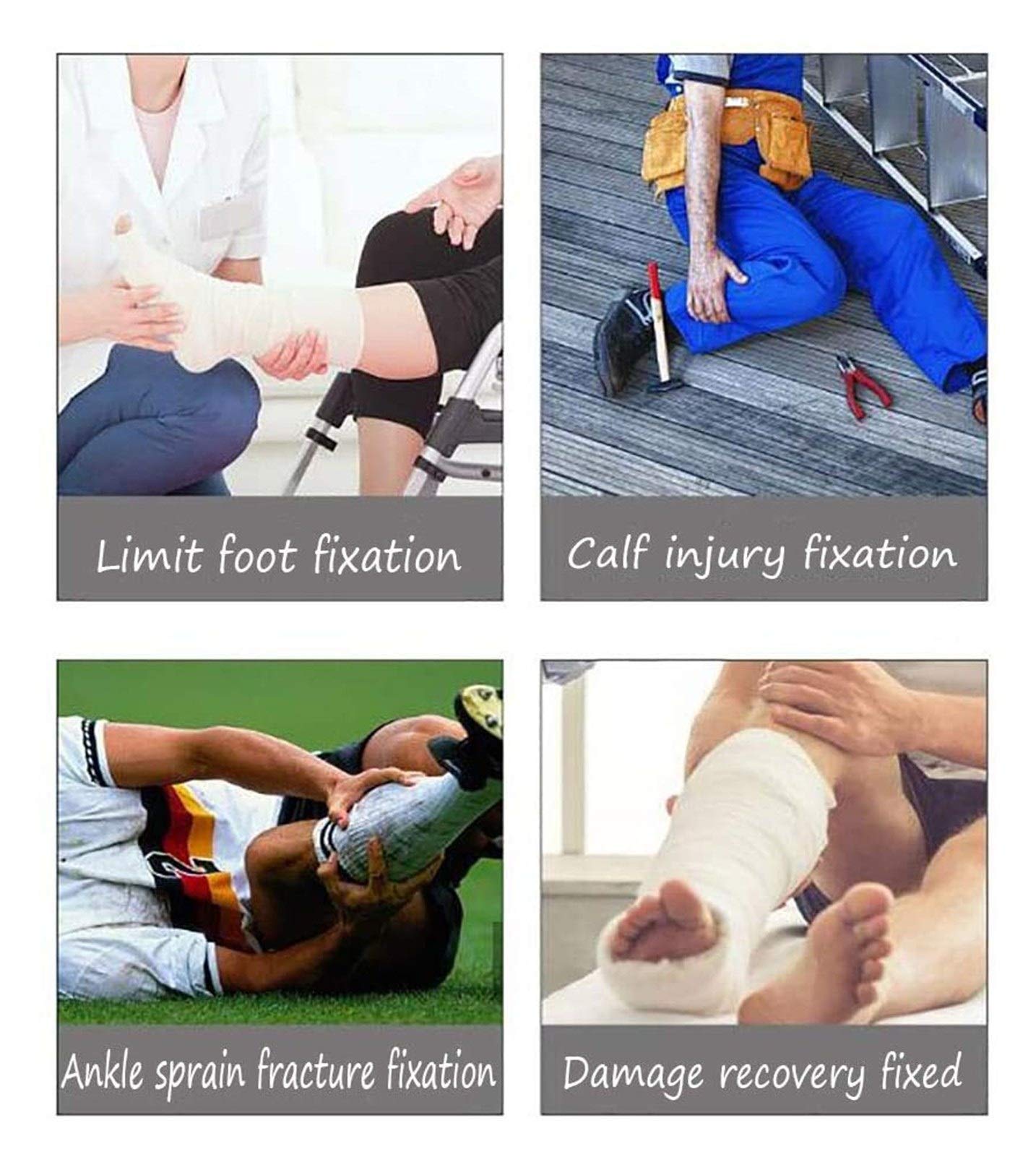 Amazon.co.jp: 足首足装具、足首足固定ブラケット、足首関節固定装具